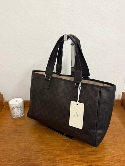 GUCCI GG MONOGRAM SHOPPER TOTE BAG
