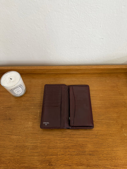 SERIES 14 CHANEL CLASSIC LONG WALLET LAMBSKIN BLACK