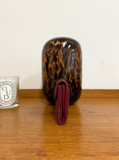 CHANEL CAVIAR MINI WALLET BURGUNDY