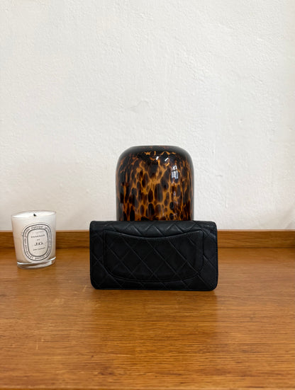 SERIES 11 CHANEL CLASSIC LONG WALLET LAMBSKIN BLACK