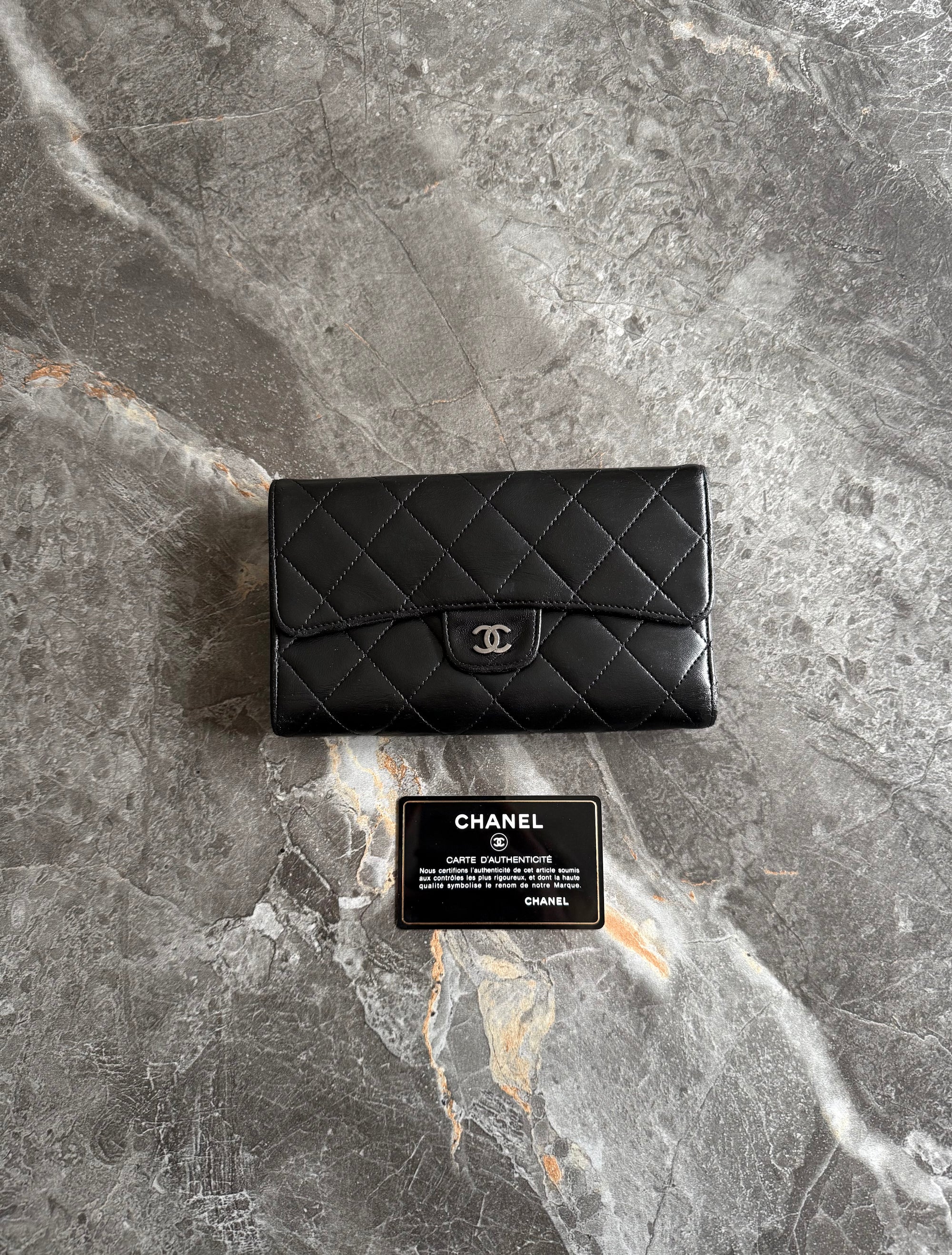CHANEL TIMELESS CLASSIC WALLET LAMBSKIN SERIES 11