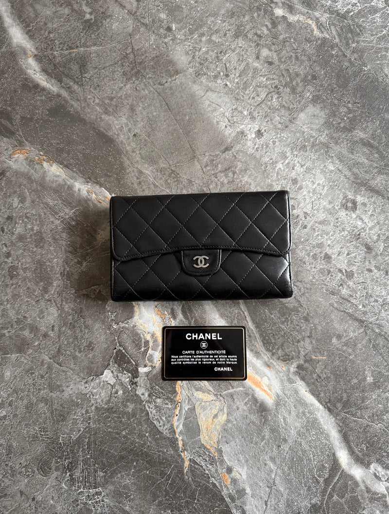 CHANEL TIMELESS CLASSIC WALLET LAMBSKIN SERIES 11