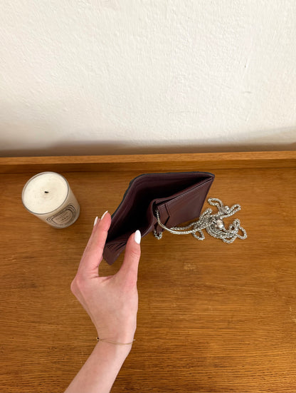 CHANEL CLASSIC LONG WALLET LAMBSKIN BLACK