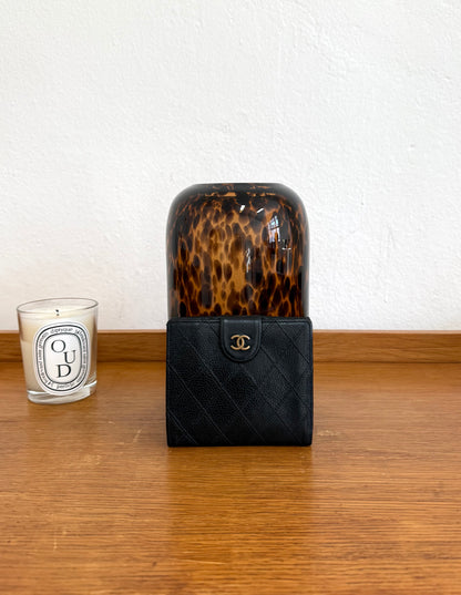 CHANEL CAVIAR DOUBLE SIDED WALLET