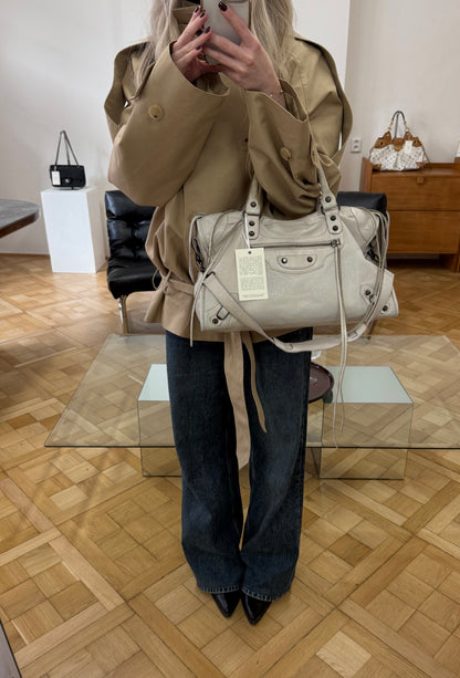 Balenciaga City Bag Cream Brass HW