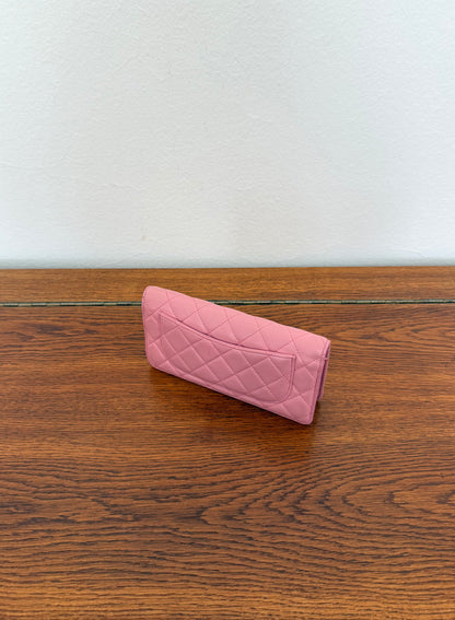 SERIES 14 CHANEL CLASSIC LONG WALLET PINK LAMBSKIN
