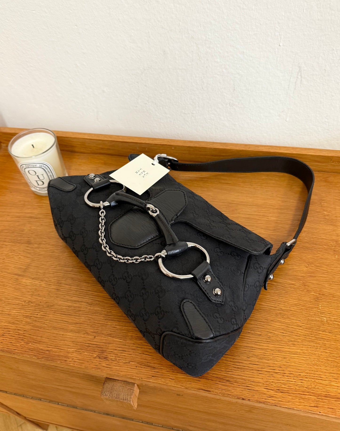 GUCCI HORSEBIT SHOULDER BAG GG