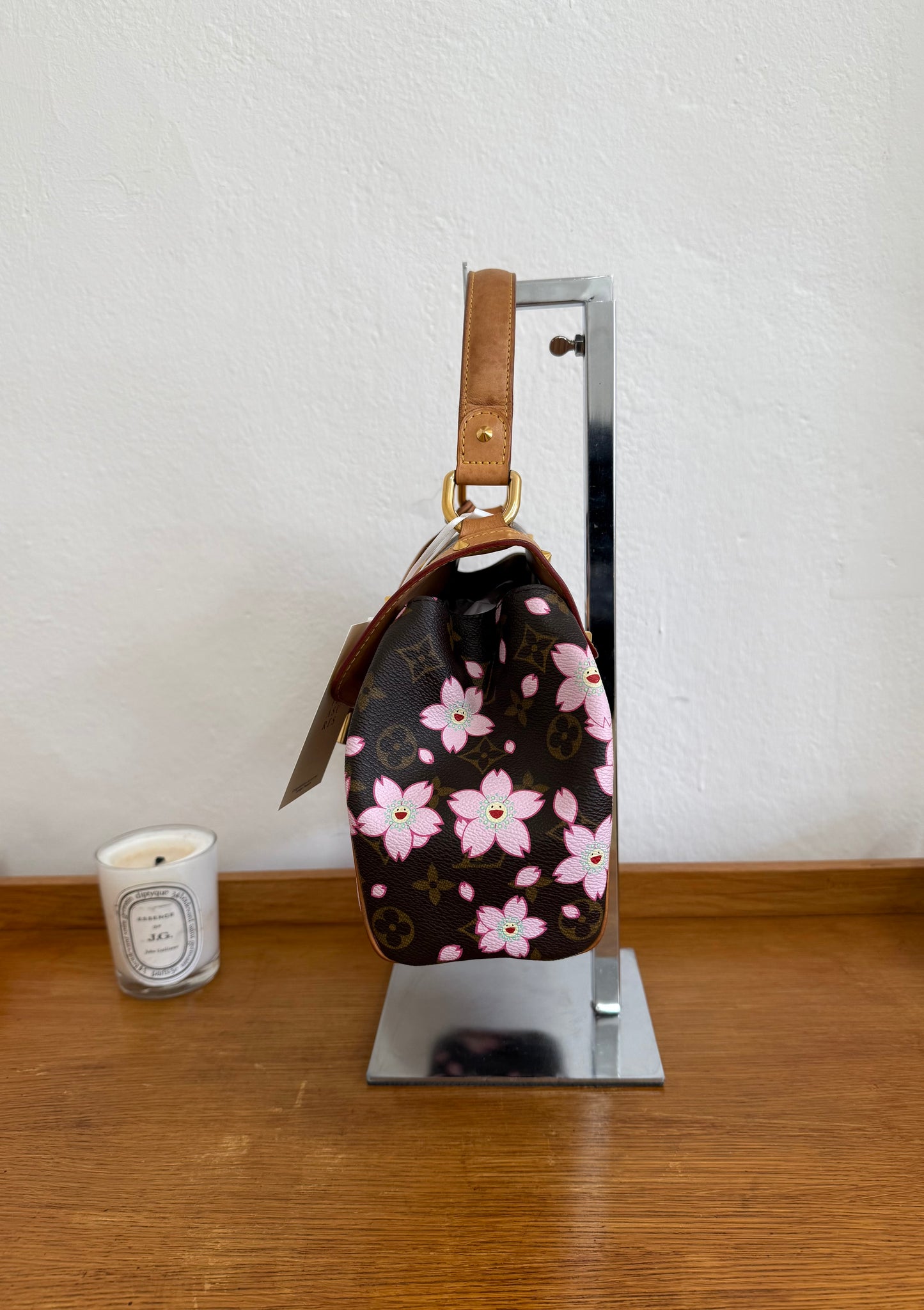 LV TAKASHI MURAKAMI CHERRY BLOSSOM SAC RETRO BOW