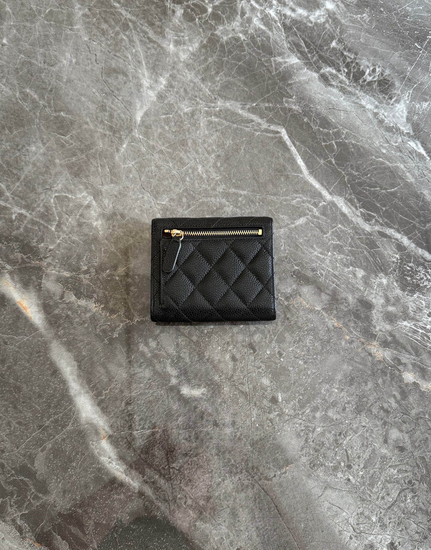 SERIES 24 CHANEL CAVIAR WALLET GOLD HW