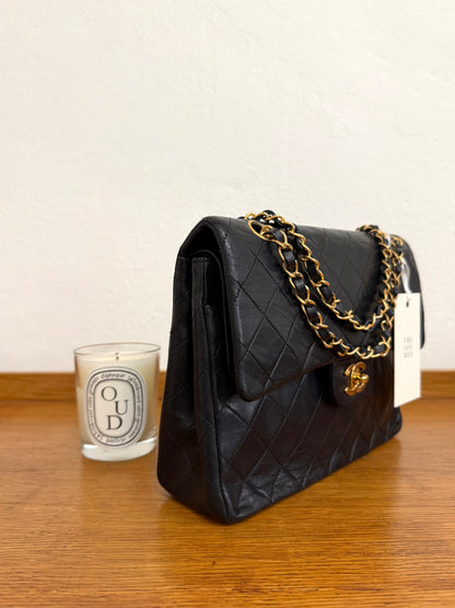 CHANEL DOUBLE FLAP BAG MEDIUM TALL 24K GOLD