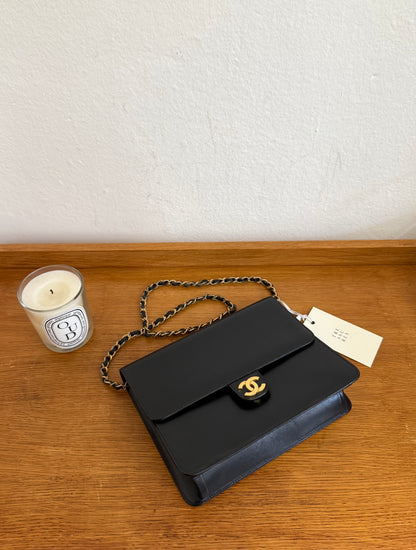 CHANEL BOX CALF FLAP BAG