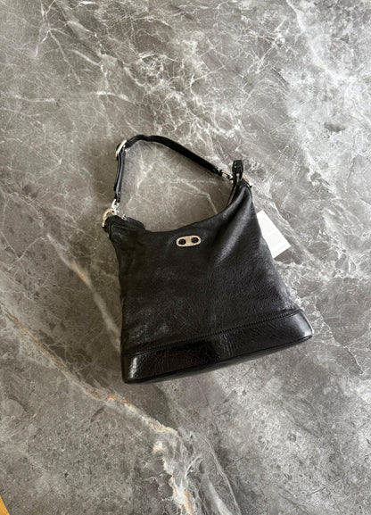 Celine Triomphe Hobo Bag Black