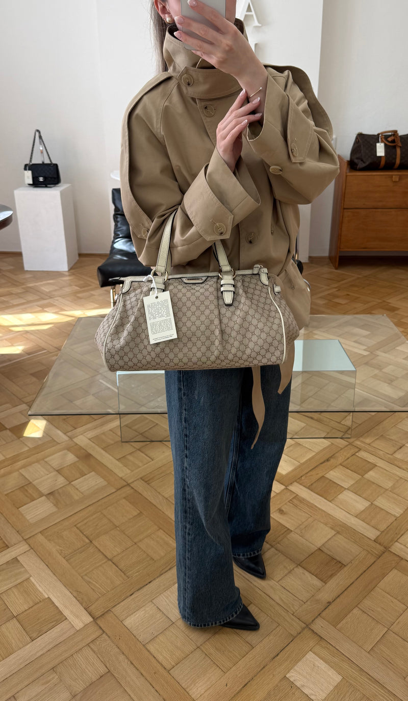 Celine Macadam Canvas Handbag