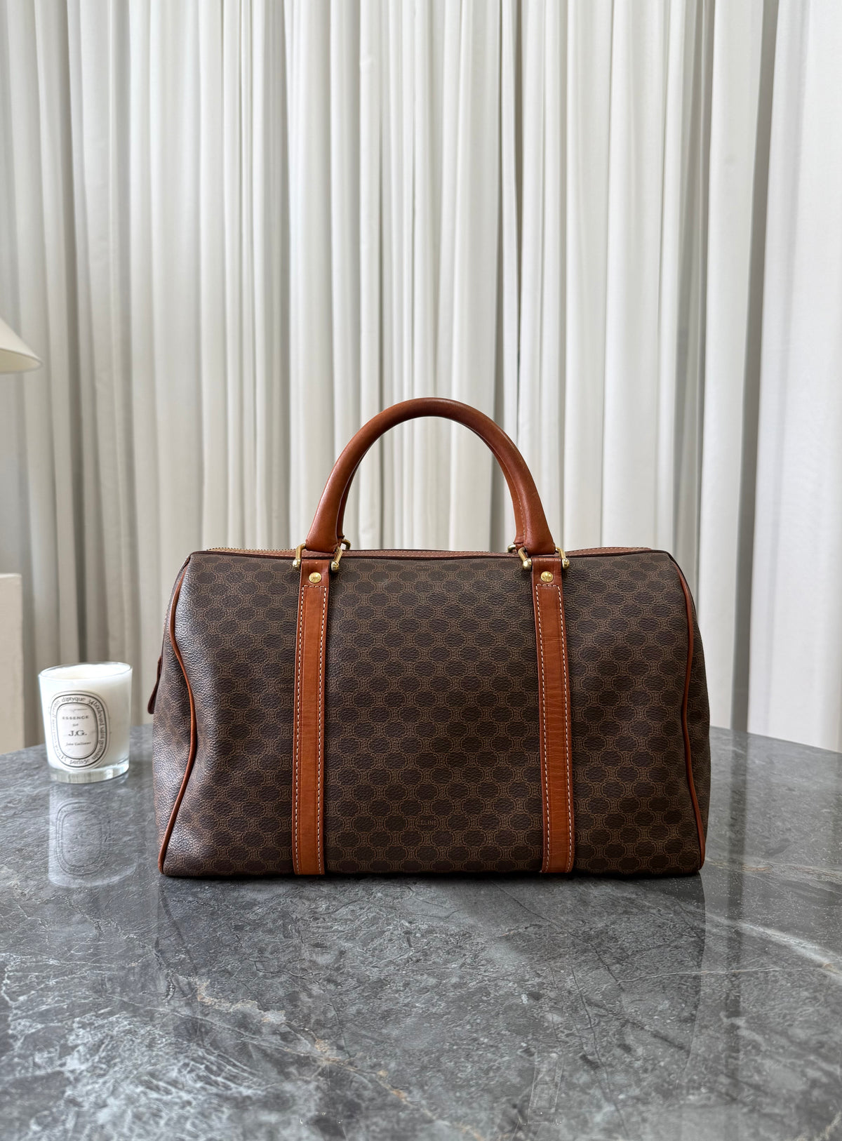 CELINE MACADAM DUFFLE BAG