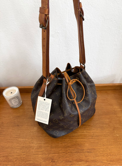 LV PETIT NOÉ MONOGRAM BUCKET BAG