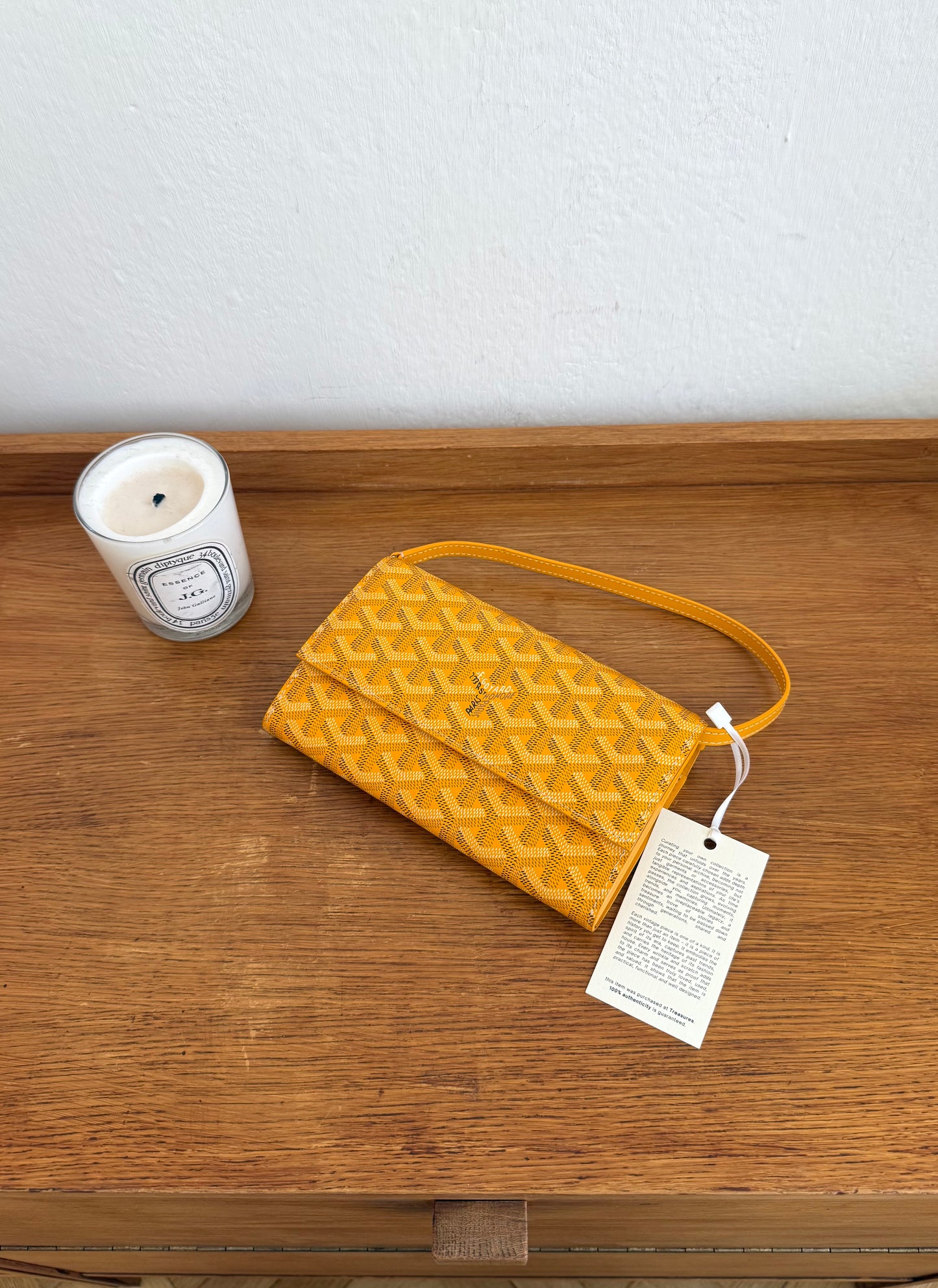 GOYARD VARENNE SHOULDER BAG YELLOW