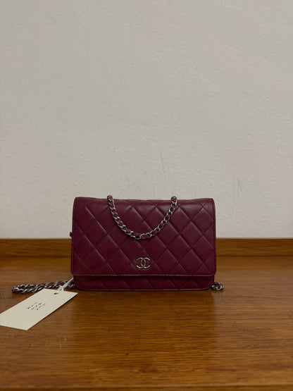 CHANEL LAMBSKIN WOC WINE GRAPE