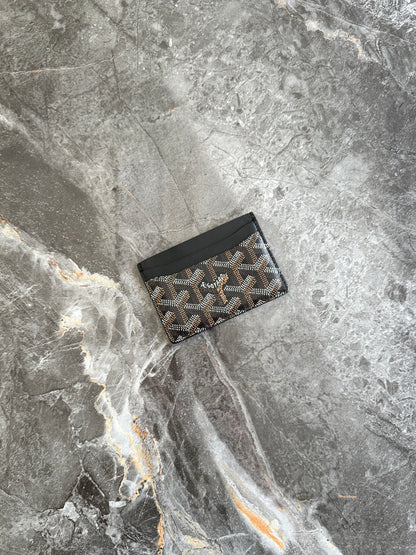 GOYARD SAINT-SULPICE CARD WALLET BLACK