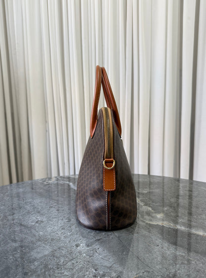 CELINE MACADAM TOP HANDLE BAG