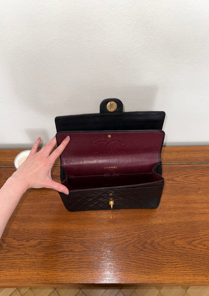 CHANEL CLASSIC DOUBLE FLAP BAG MEDIUM 24K GOLD