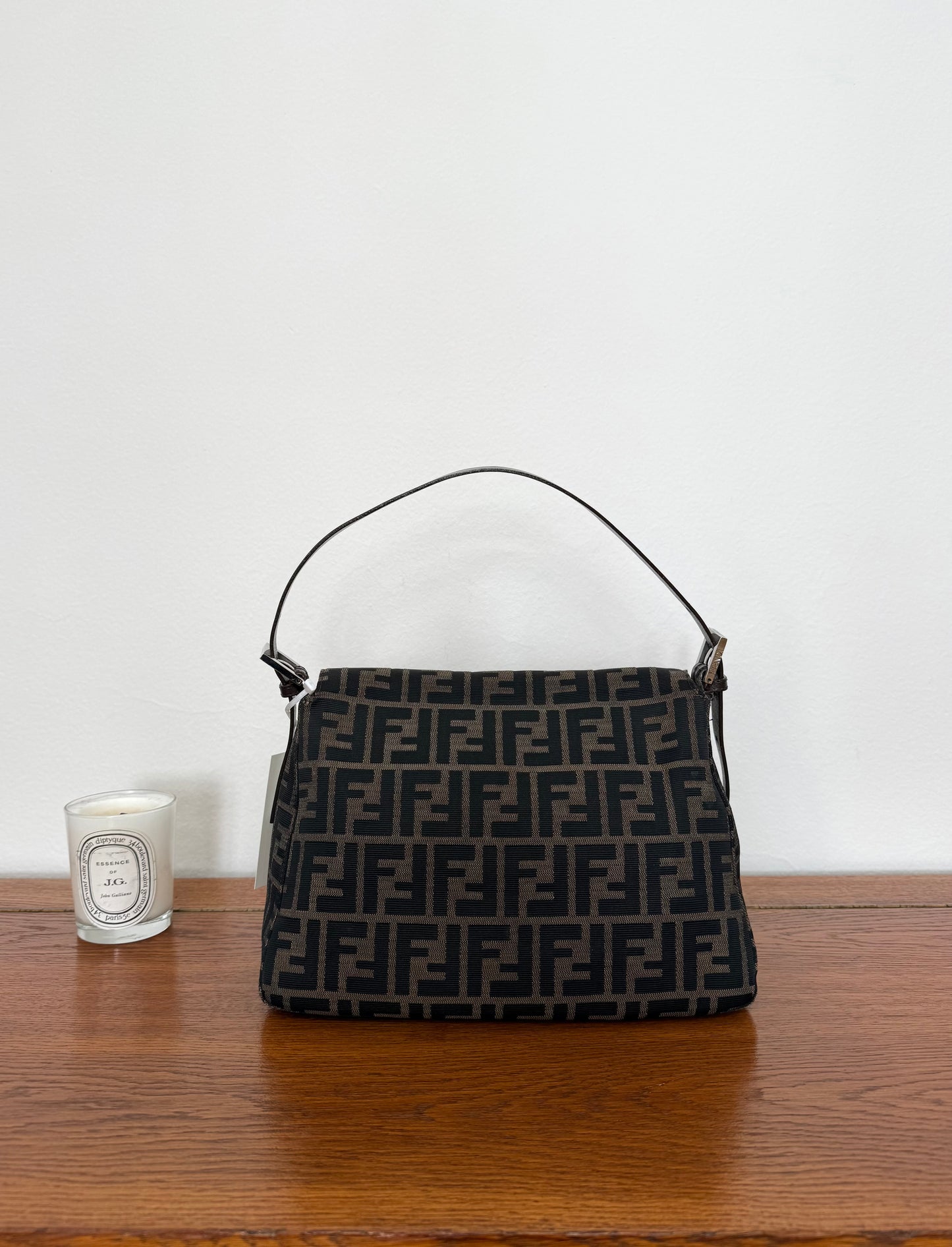 FENDI ZUCCA MAMMA BAGUETTE BAG