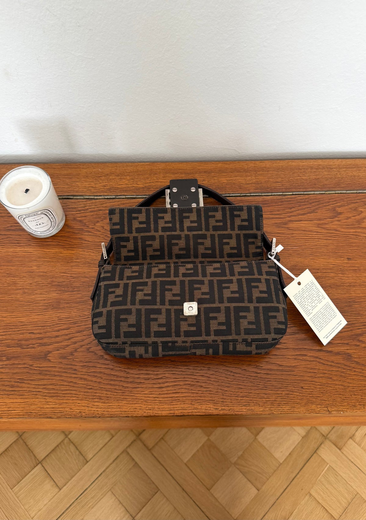 Fendi Zucca Baguette Bag