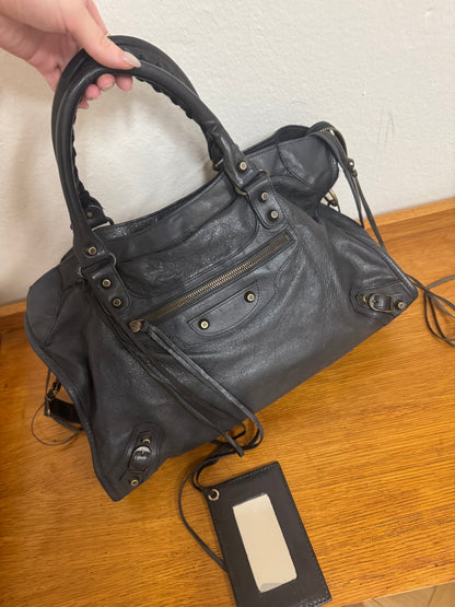 BALENCIAGA CITY BAG GREY