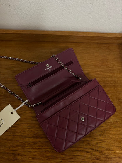 CHANEL LAMBSKIN WOC WINE GRAPE