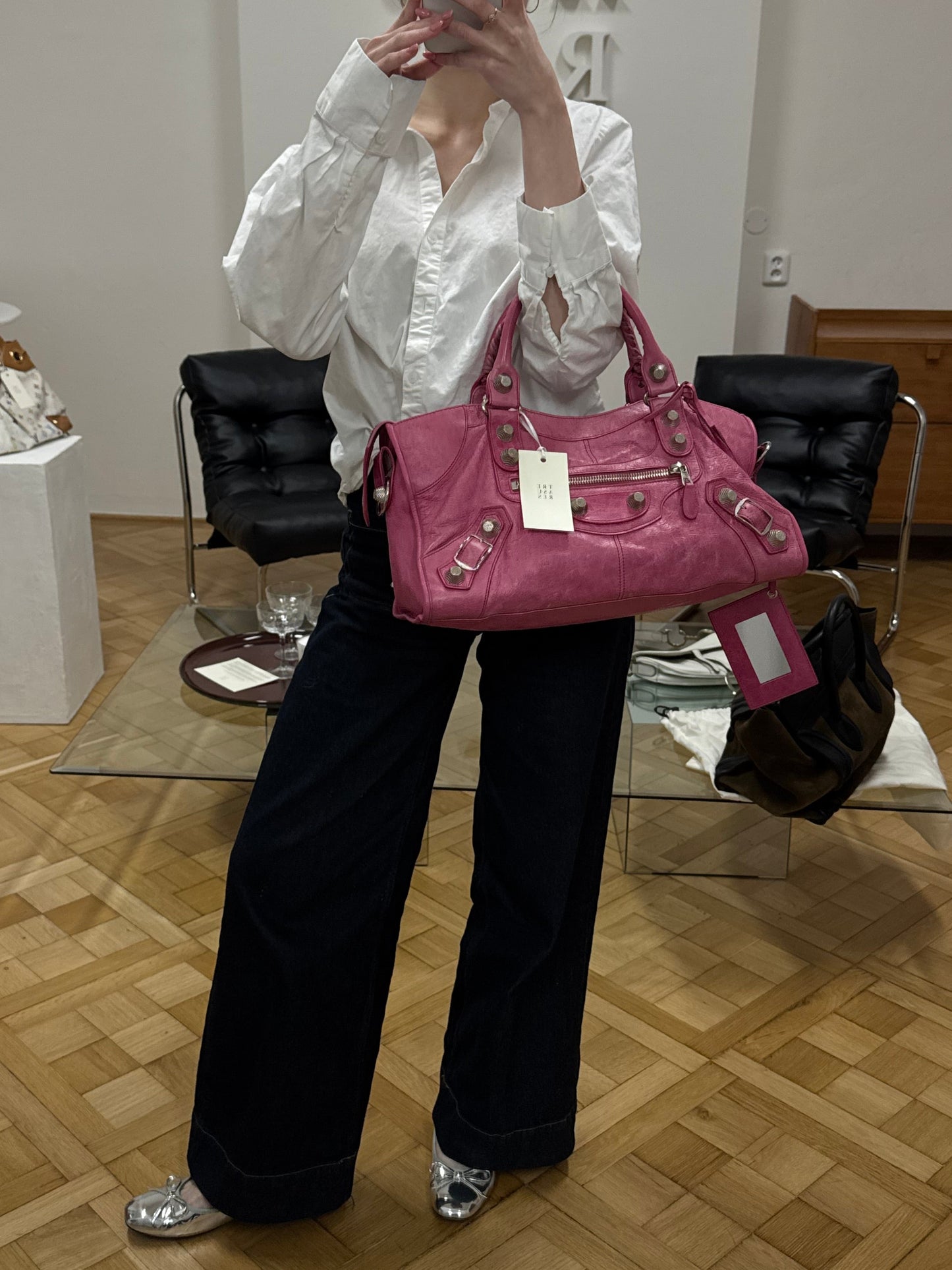 BALENCIAGA CITY BAG PINK