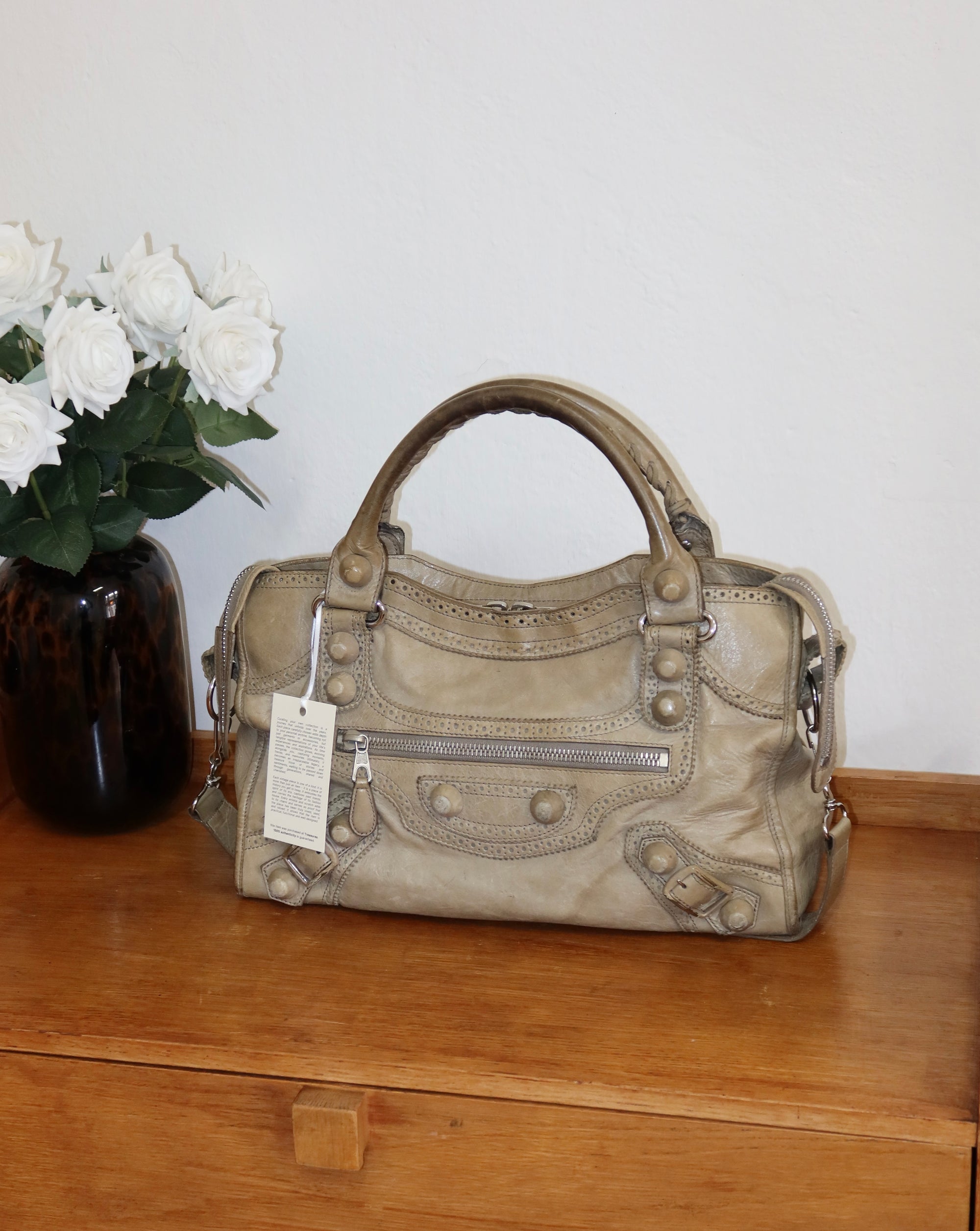 BALENCIAGA CITY BAG ECRU