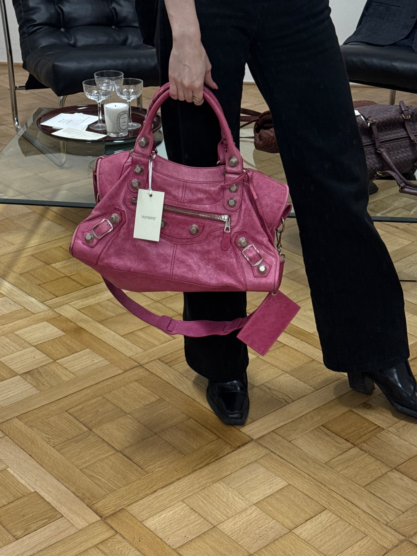 BALENCIAGA CITY BAG PINK