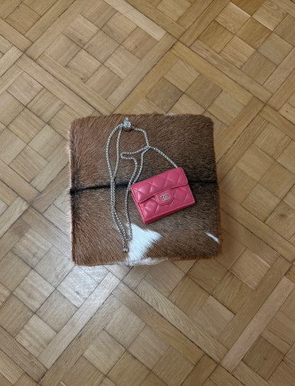 Chanel Mini Wallet Lambskin Pink
