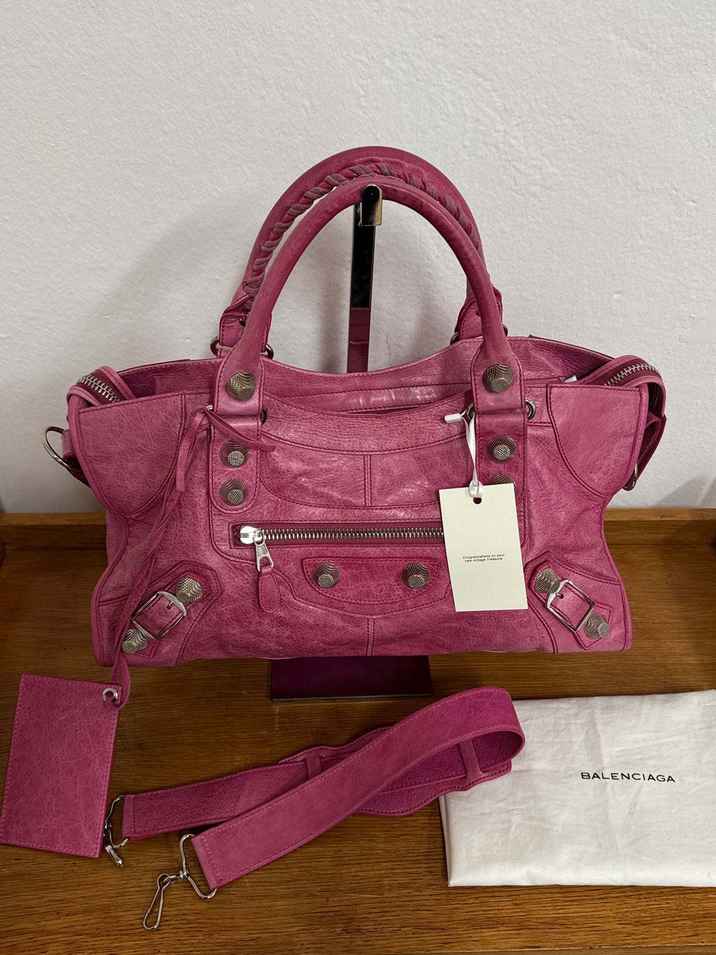 BALENCIAGA CITY BAG PINK