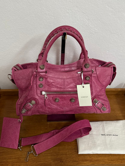 BALENCIAGA CITY BAG PINK