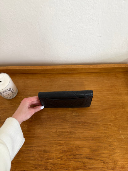 SERIES 10 CHANEL CLASSIC LONG WALLET LAMBSKIN BLACK