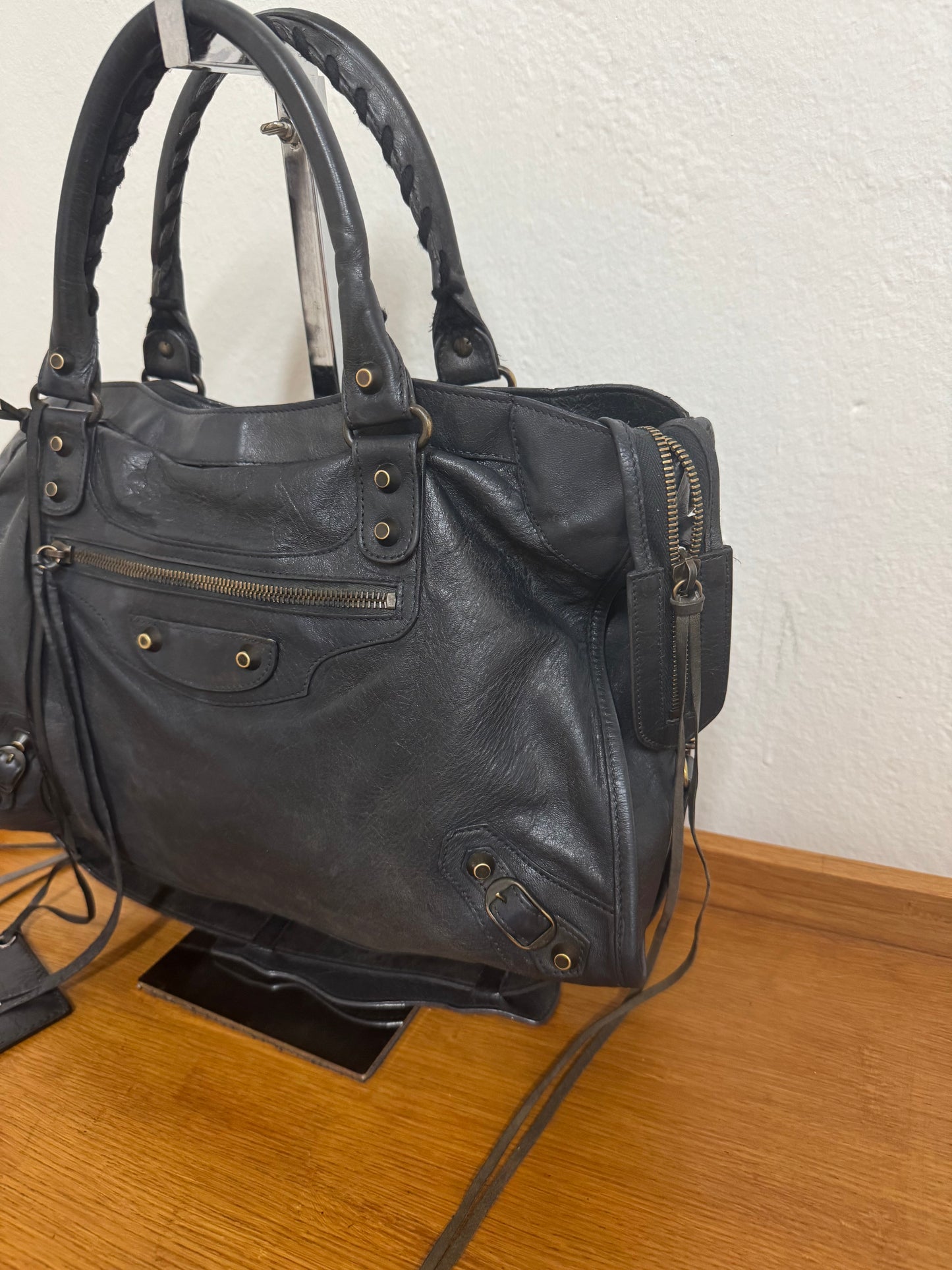 BALENCIAGA CITY BAG GREY