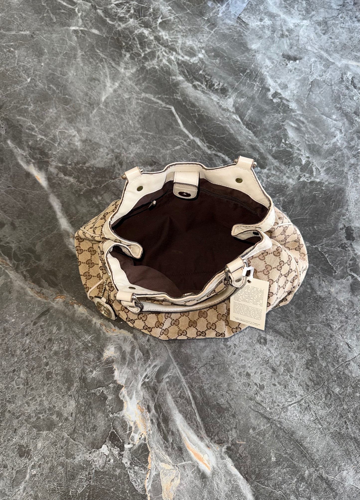 GUCCI SUKEY GG CANVAS TOTE BAG