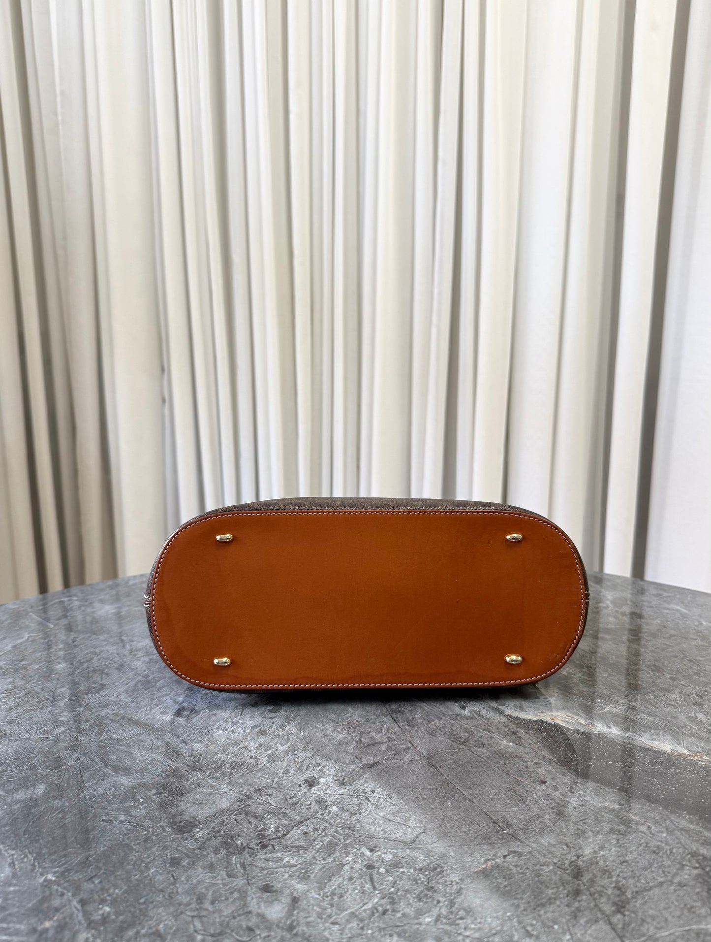 CELINE MACADAM TOP HANDLE BAG