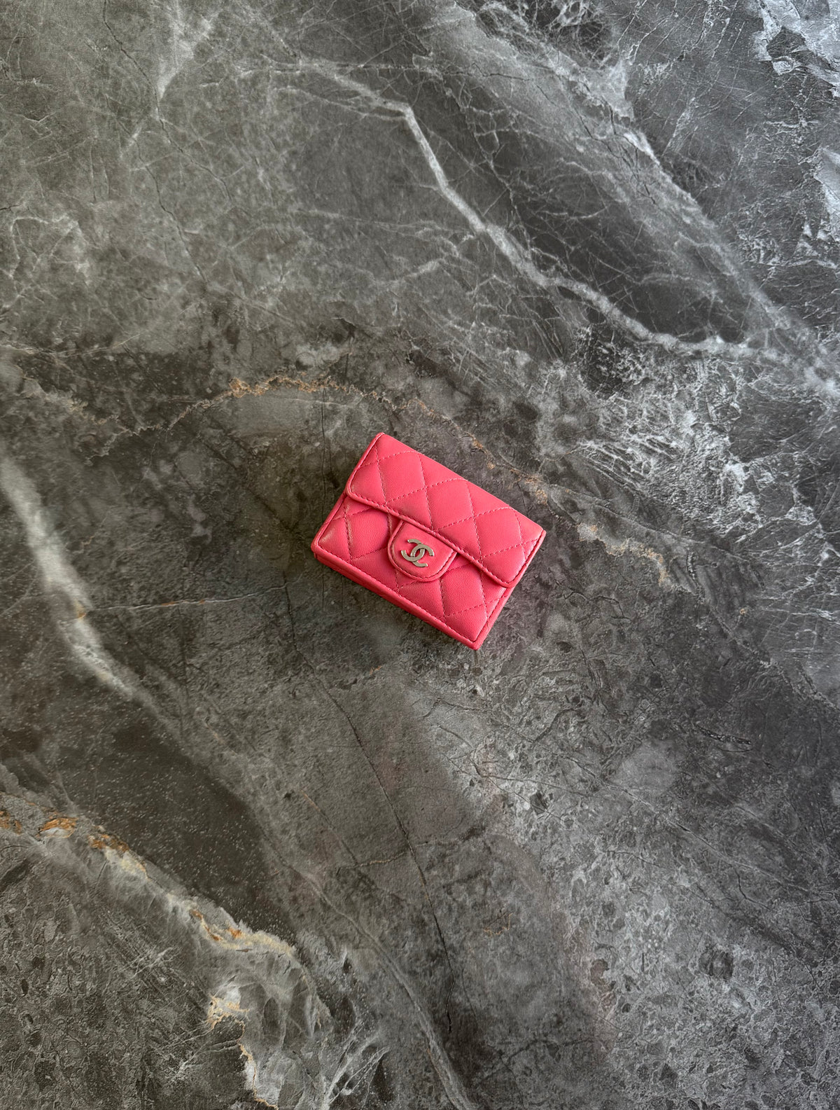 Chanel Mini Wallet Lambskin Pink