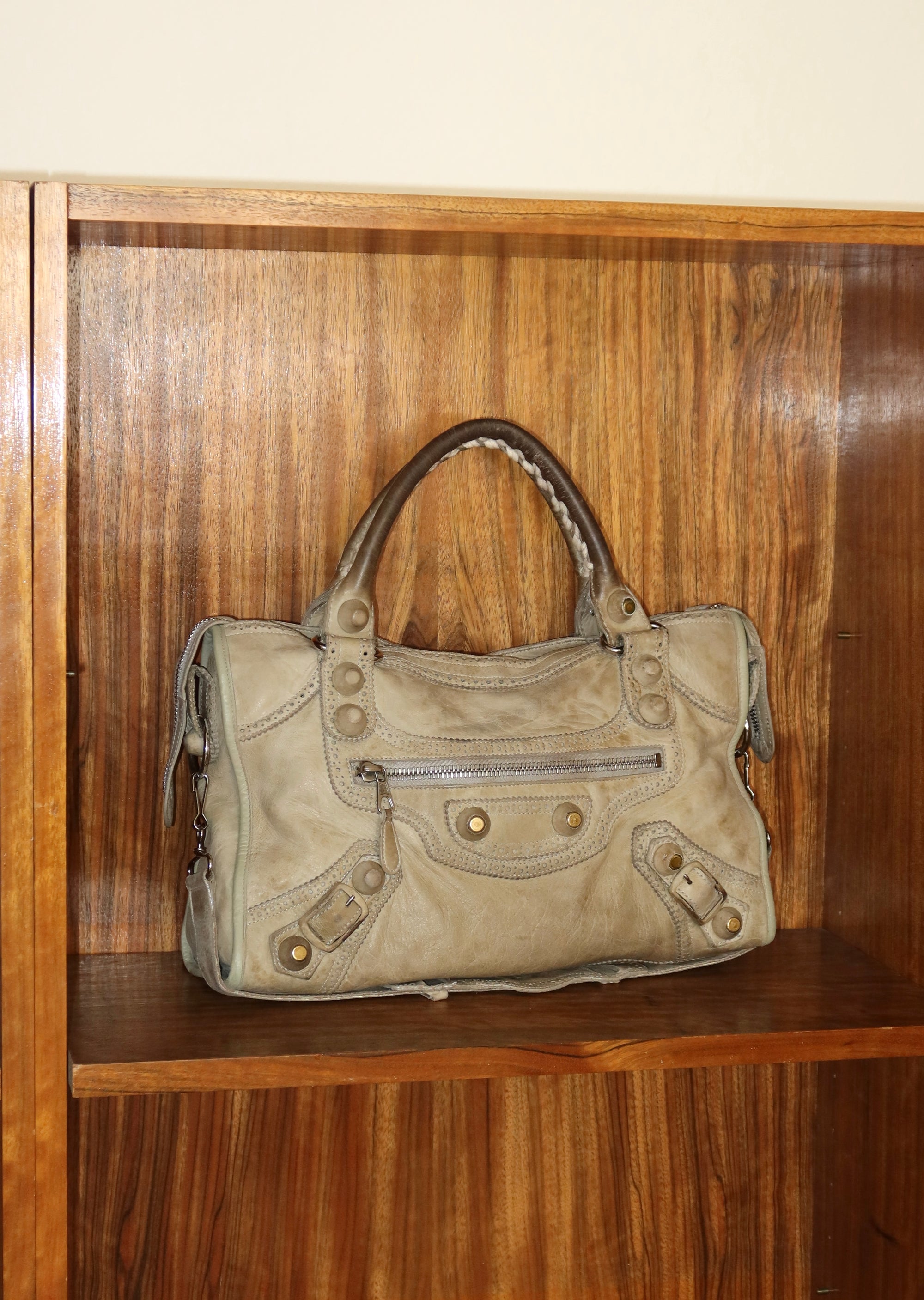 BALENCIAGA CITY BAG KHAKI