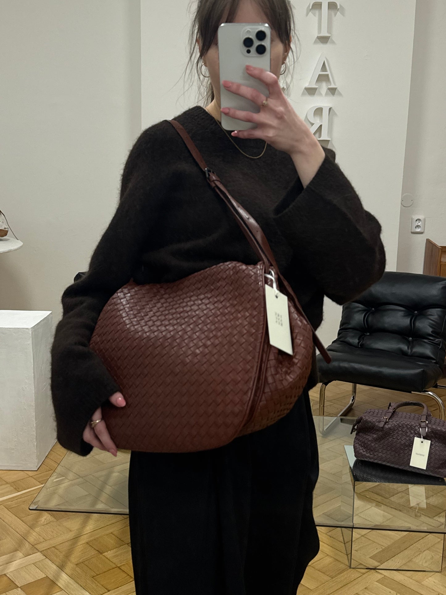 BOTTEGA VENETA INTRECCIATO SHOULDER BAG
