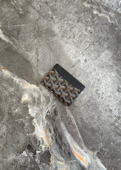 GOYARD SAINT-SULPICE CARD WALLET BLACK