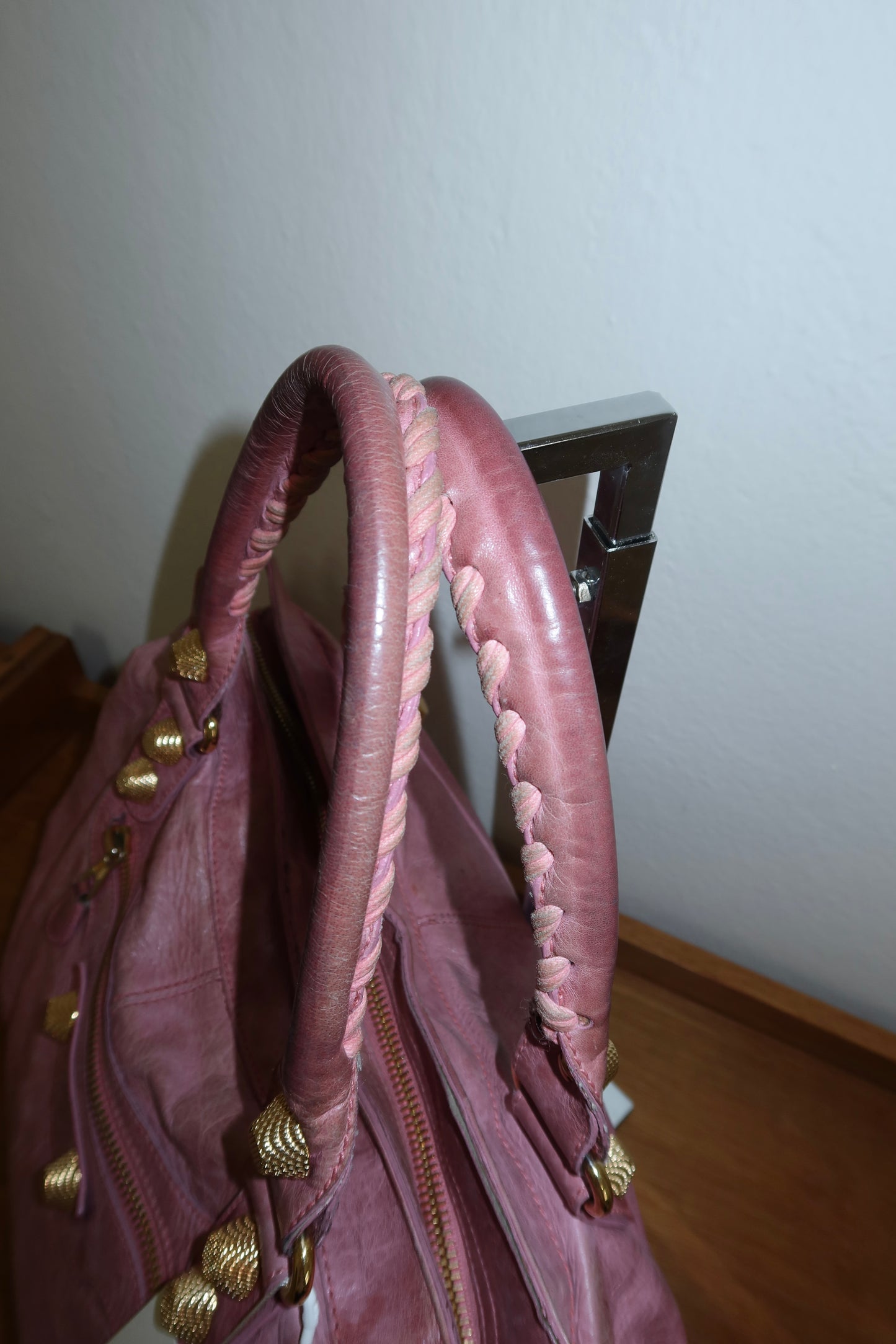 BALENCIAGA "CITY" BAG GIANT VELO PINK