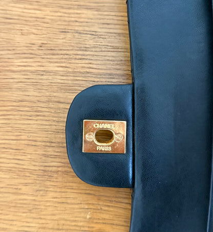 CHANEL DOUBLE FLAP BAG MEDIUM TALL 24K GOLD