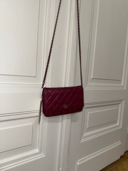CHANEL LAMBSKIN WOC WINE GRAPE