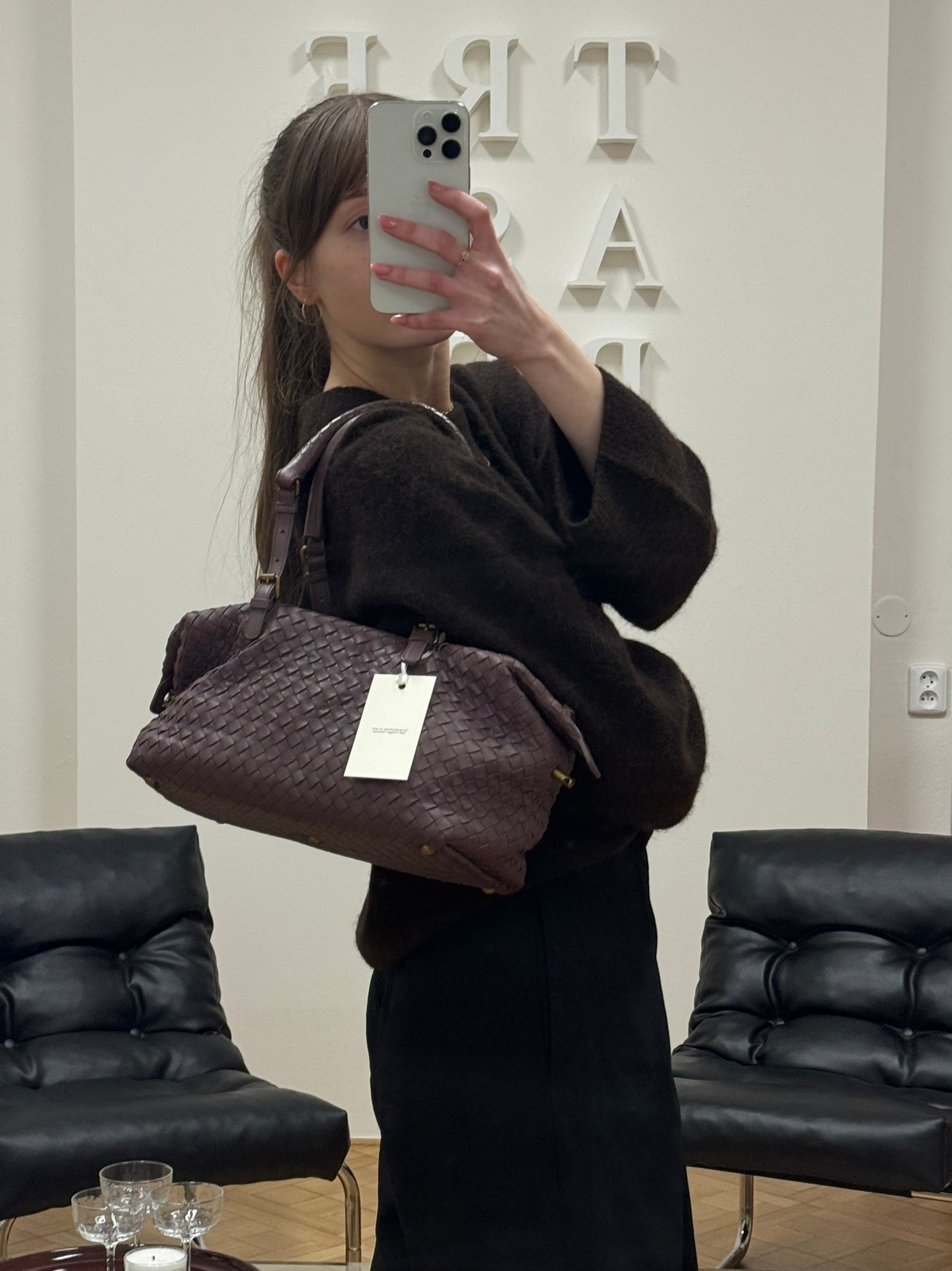 BOTTEGA VENETA INTRECCIATO SHOULDER BAG