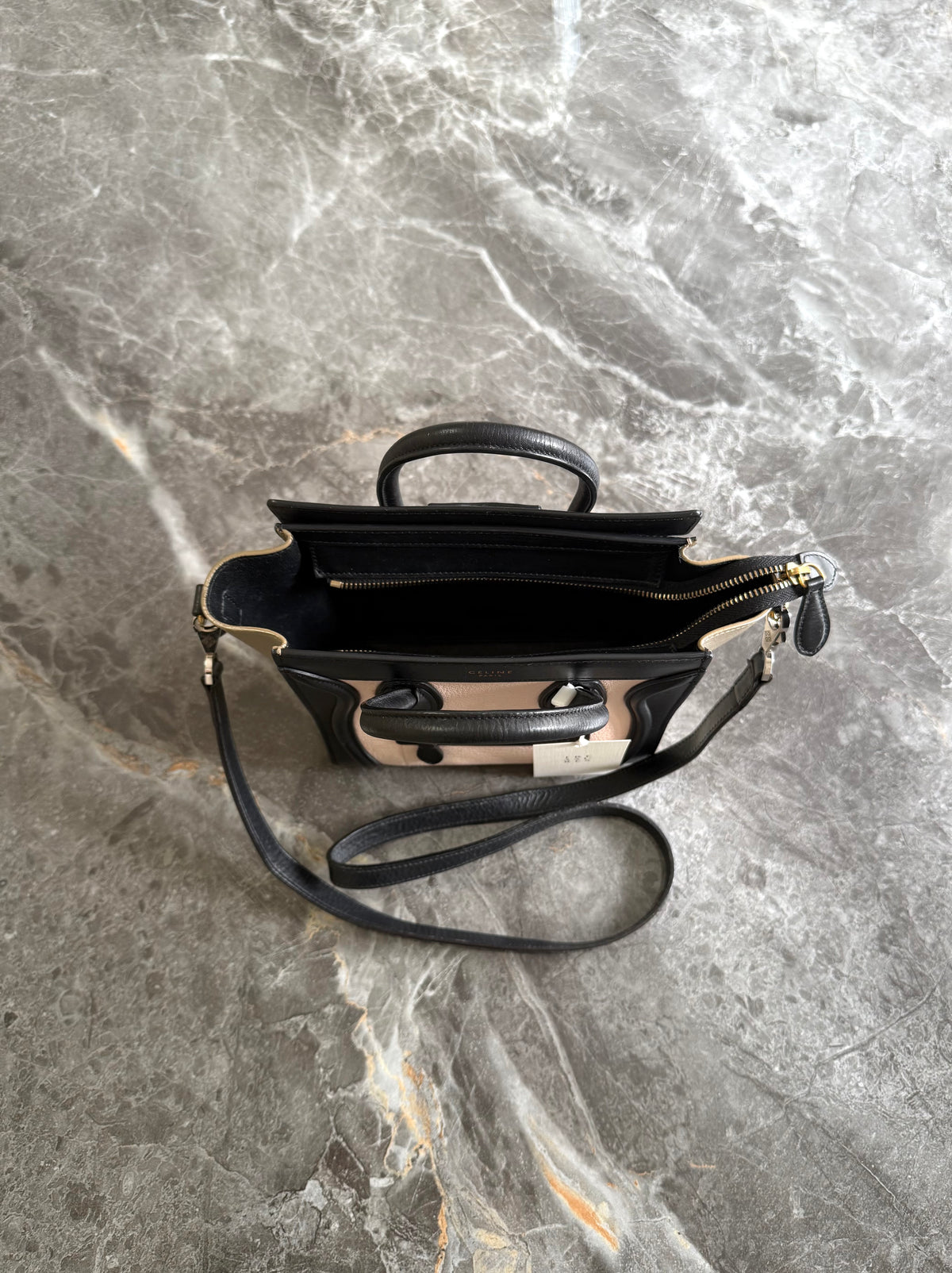 Celine Nano Luggage Leather Crossbody Bag