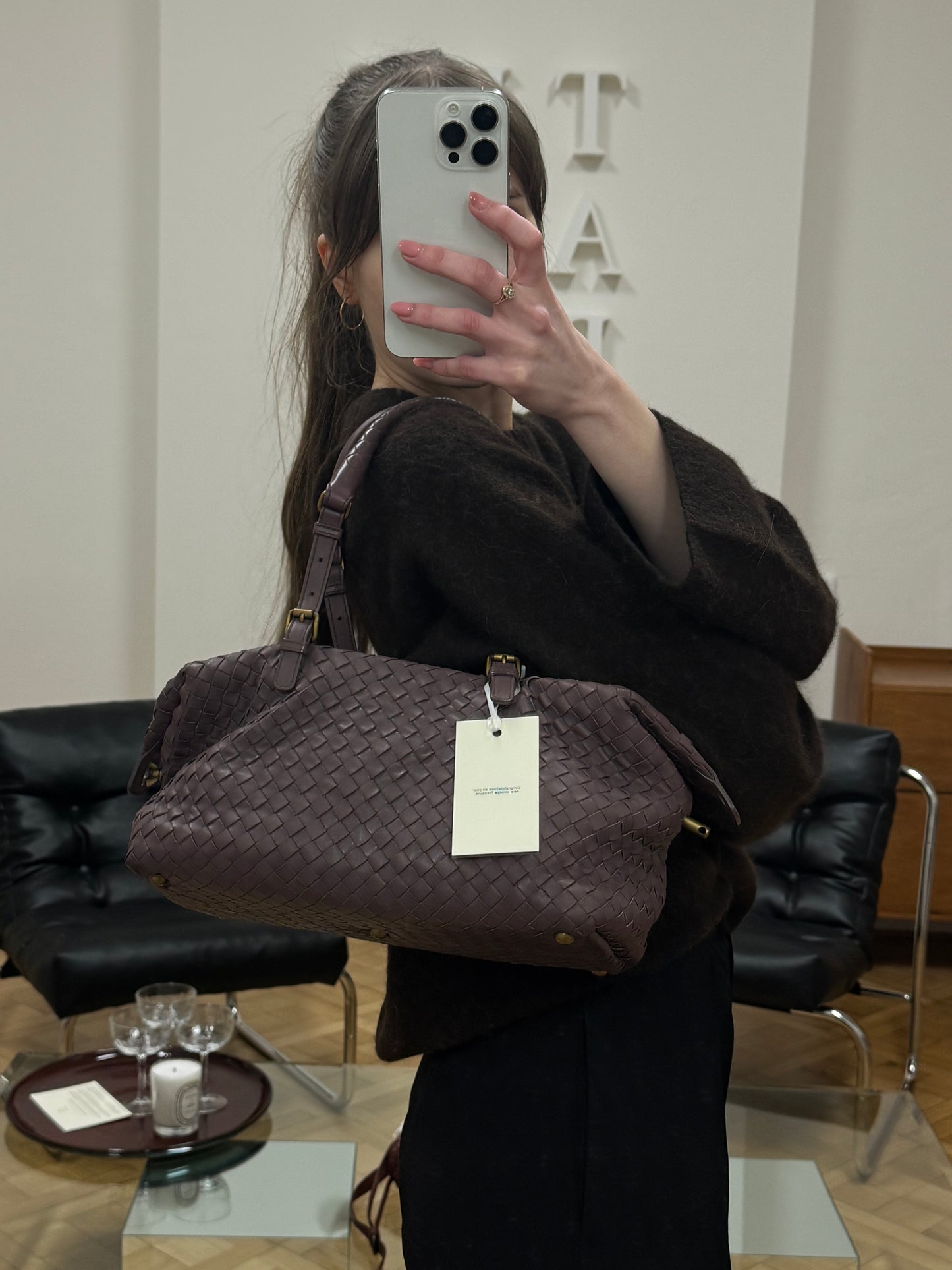 BOTTEGA VENETA INTRECCIATO SHOULDER BAG