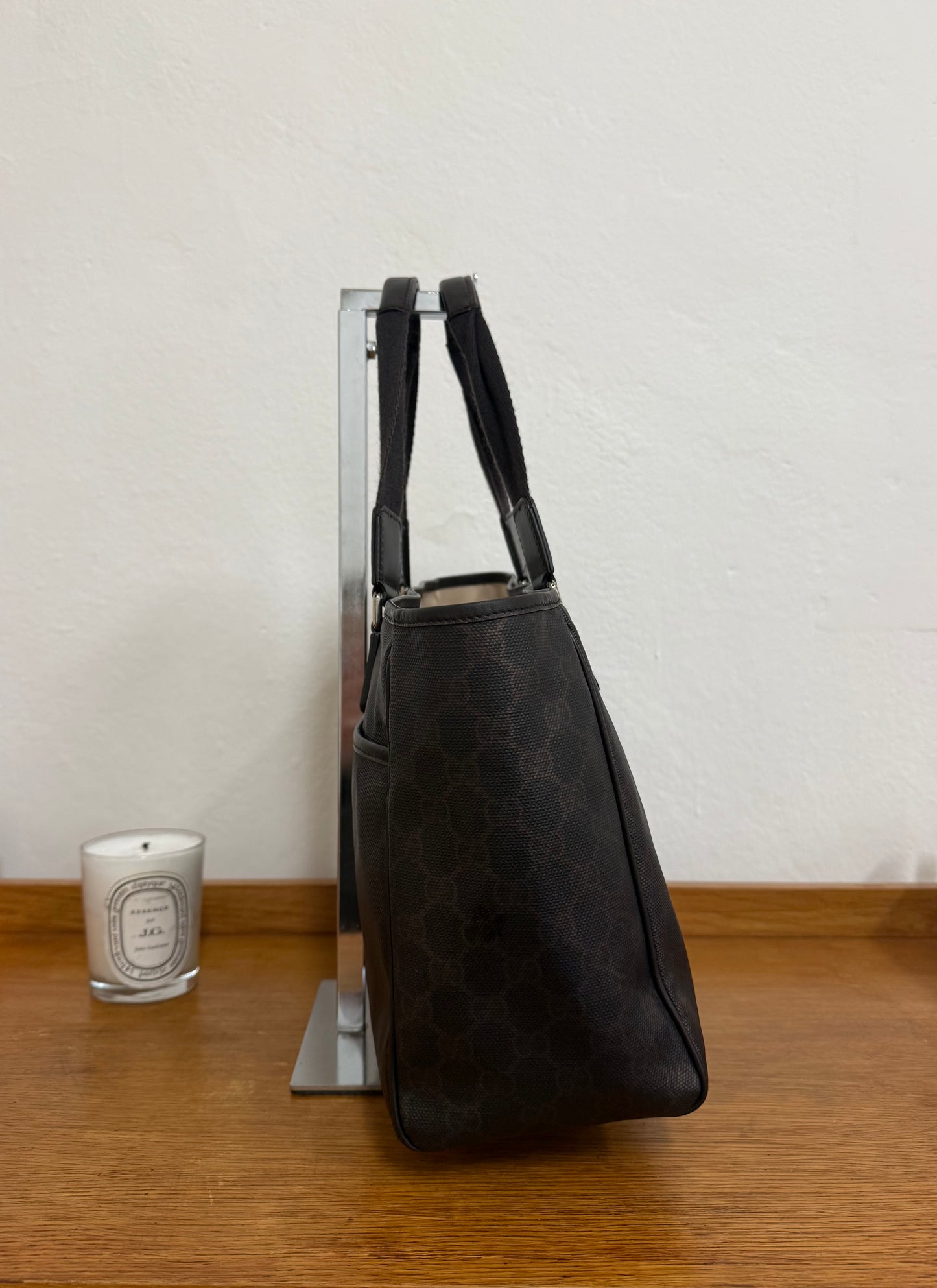 GUCCI GG MONOGRAM SHOPPER TOTE BAG