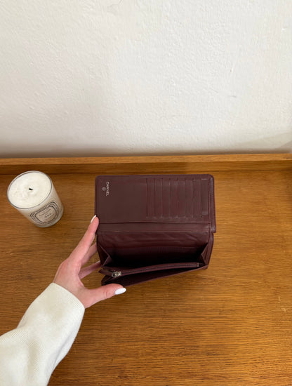 SERIES 14 CHANEL CLASSIC LONG WALLET LAMBSKIN BLACK